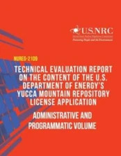 Technical Evaluation Report On The Content Of The U S  Department Of Energy...