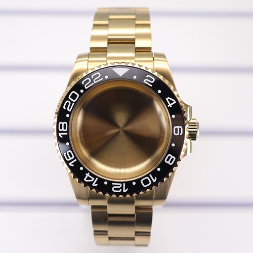 Caja de reloj de lujo para hombre de 40 mm correa Oyster GMT bisel de cerámica para movimiento Nh35 2824 - Imagen 22 de 27