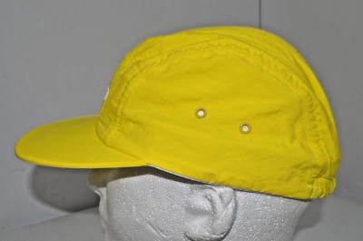 Supreme New York SS18 Raised Logo Patch Camp Cap Yellow M/L 100