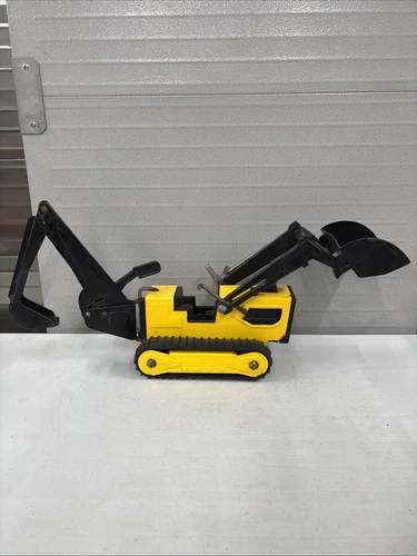 Tonka T-6 Tractor: Front End Loader/Backhoe Bulldozer #810659 - Vintage Metal