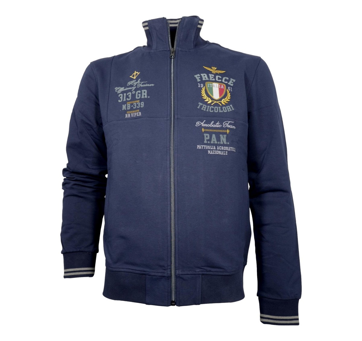 AERONAUTICA MILITARE Felpa Uomo full-zip Frecce Tricolori FE1947