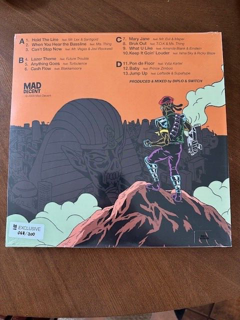 MAJOR LAZER Guns Don't Kill People Do NEW 2x LP Apple RED Vinyl