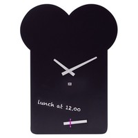 Present Time 30cm Blackboard Sandwich Silhouette Wall Clock Present Time 30cm Blackboard Sandwich Silhouette Wall Clock