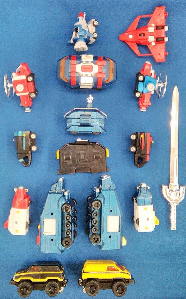 Vintage 1982 Popy Deluxe Kikou Gattai Dairugger XV Robot Diecast From Japan F/S - Image 4 of 4