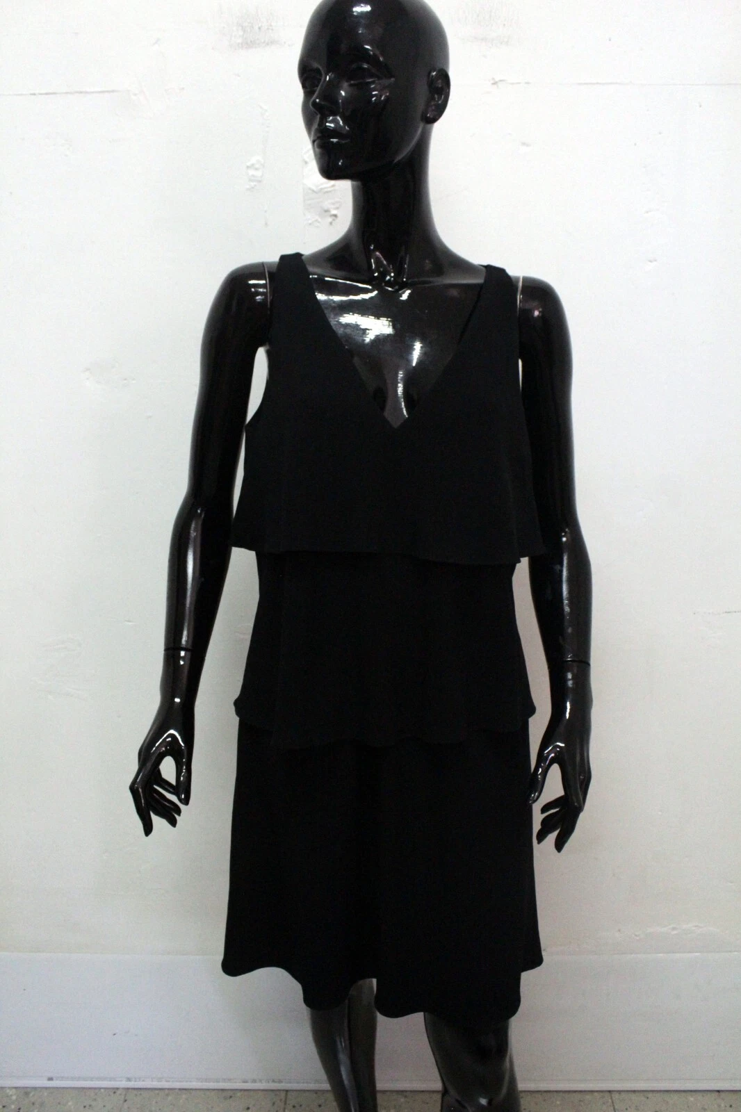 Moschino Vestito Donna Taglia 44 Abito Nero Dress Woman Tubino Vestitino