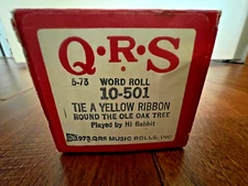 Q.R.S #10-501 Tie A Yellow Ribbon Round The Old Oak Tree Player Piano Roll