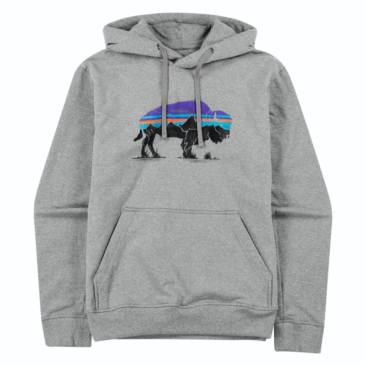 PATAGONIA UPRISAL Fitz Roy Bison SWEATSHIRT HOODY Menu0026#039;s M excellent  condition | eBay