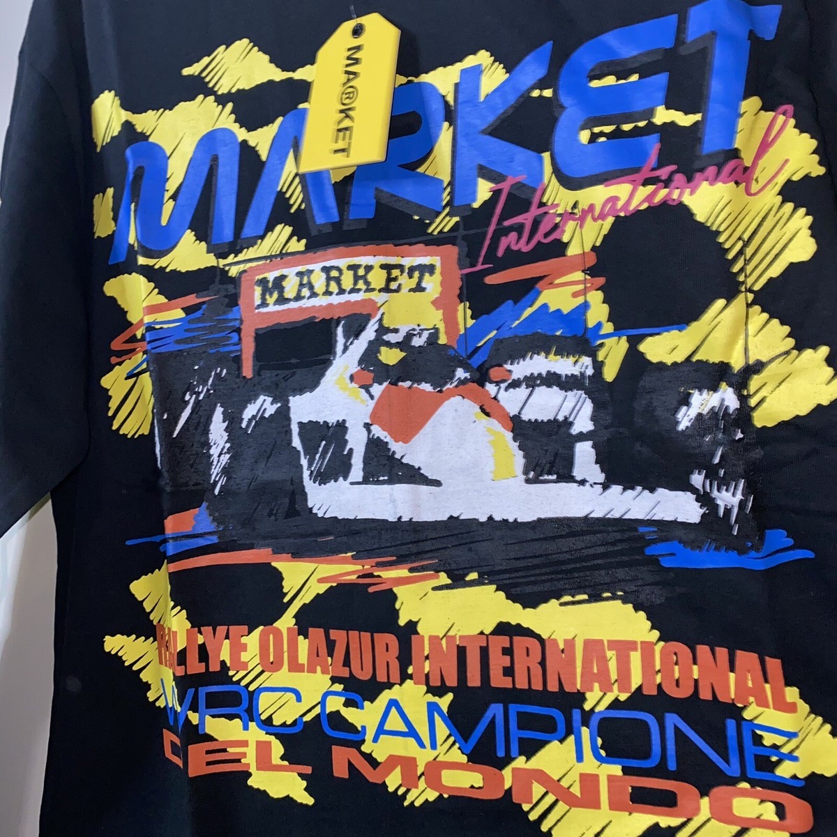 NEW CHINATOWN MARKET RACING RALLYE BLACK SHIRT LONG SLEEVE SIZE