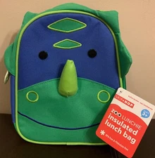 SKIP HOP LUNCH BOX BAG DINOSAUR INSULATED ZOO LUNCHIE NEW FAST SHIP