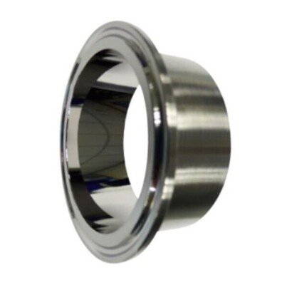 ASME BPE 4'' L 15.9 SF1 DT-4.1.4-1 TRUNK CLAMP FERRULE 14WMP TC AISI 316L