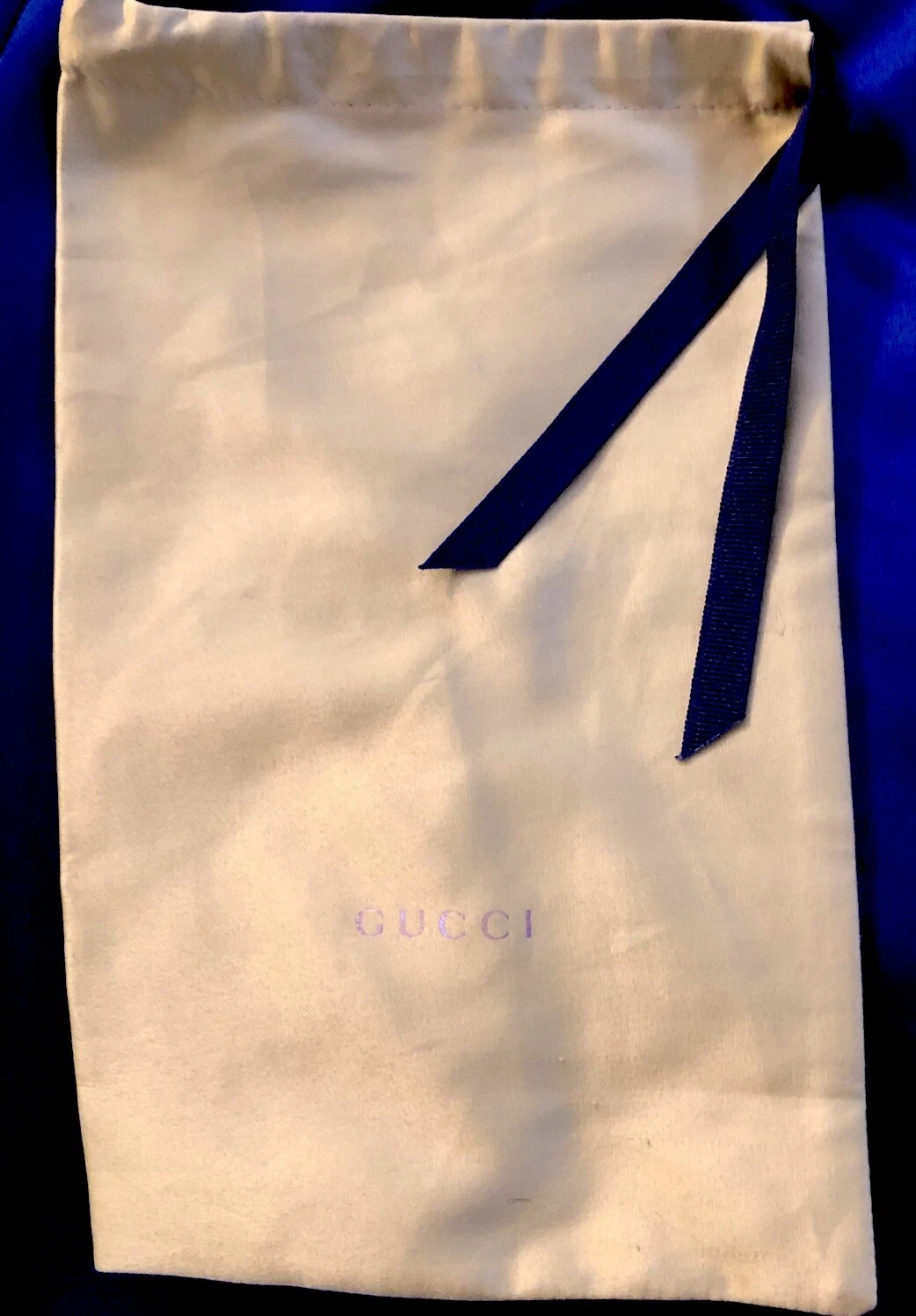 Sac à poussière Gucci   moutarde verte d'occasion excellent état