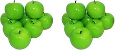 16x Deko &Auml;pfel Apfel GR&Uuml;N Kunstobst Kunstgem&uuml;se k&uuml;nstliches Obst Gem&uuml;se Fr&uuml;chte
