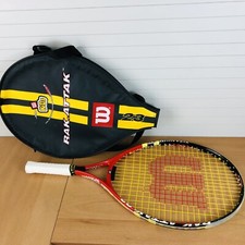 Wilson Junior Youth Rak.Attak 23 Titanium Tennis Racquet Racket Cover Bag