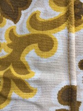 Dessus De Lit Vintage - Couvre Lit Ancien  Tissu D’Ameublement Vintage 50’60’