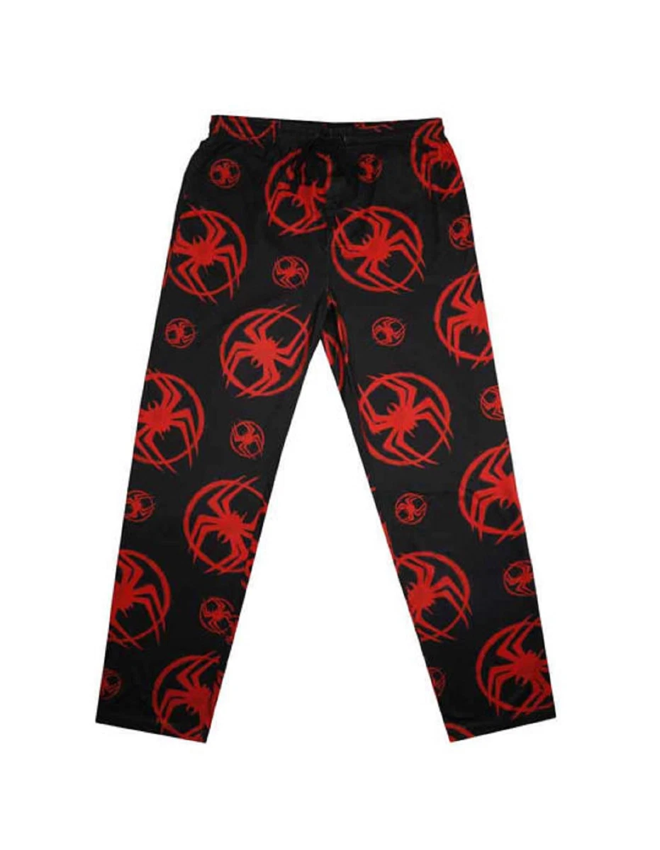 Pyjama unisexe adulte pyjama unisexe symbole Spider-Man Miles Morales  pantalon d