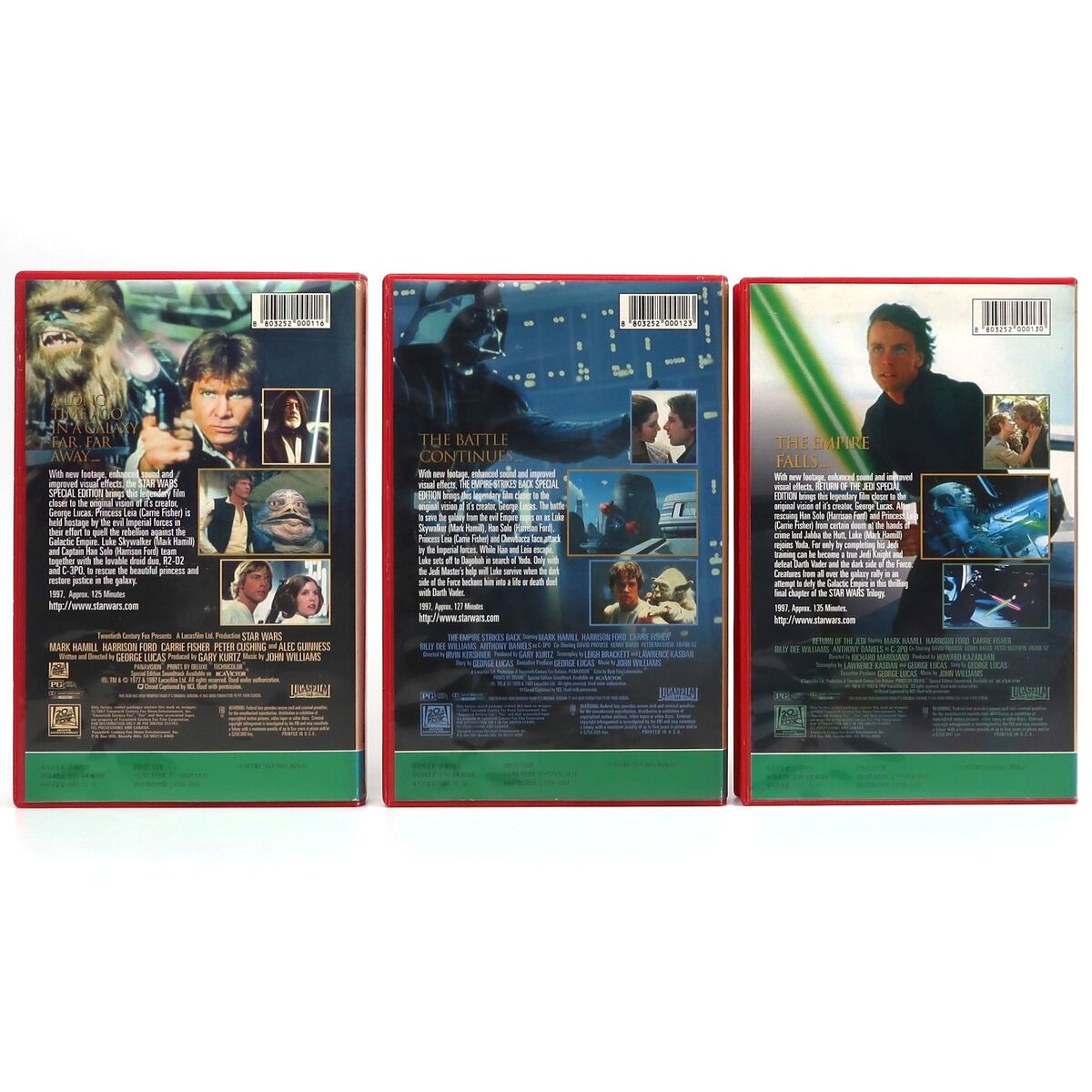 Star Wars Trilogy Special Edition Set Korean VHS Video [NTSC Star Wars Trilogy Special Edition Set Korean VHS Video [NTSC