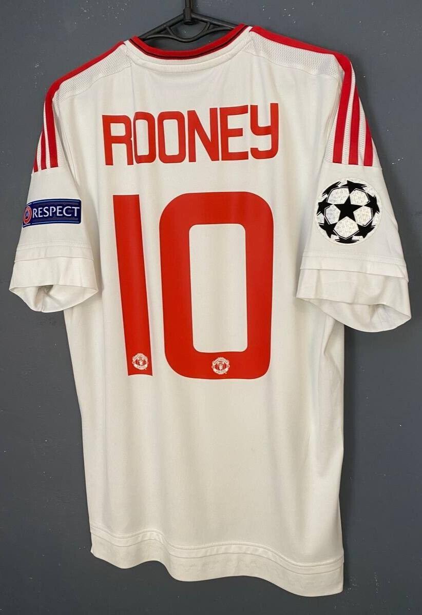 MEN MANCHESTER UNITED 2015/2016 WAYNE ROONEY SOCCER FOOTBALL SHIRT