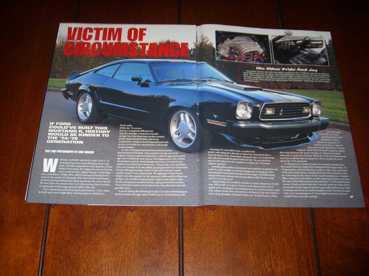 1976 FORD MUSTANG POWERED BY A 5.0 FUEL INJECTED ENGINE