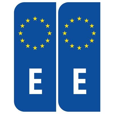 Spanien Euro E Abzeichen Nummernschild Klebstoff Vinyl Aufkleber Europäische