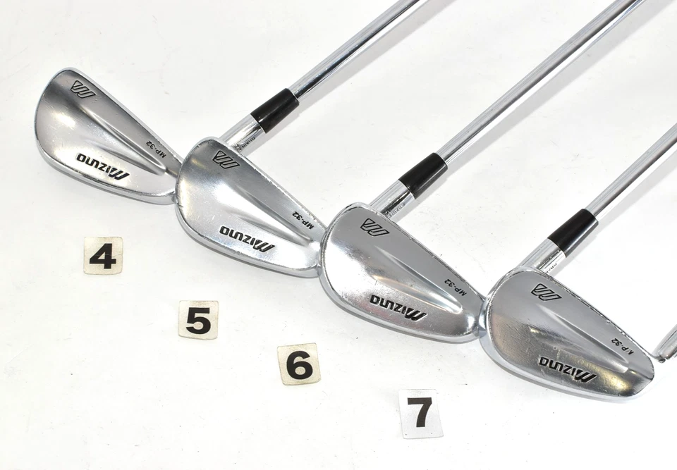 Mizuno MP-32 7p 4-5-6-7-8-9-Pw LH Golf Men Club Iron Set DG S200 Stiff MP 32 - Image 4 of 4