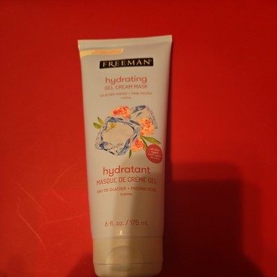Freeman Hydrating Glacier Water, Pink Peony Calms Gel Cream Mask 6 oz