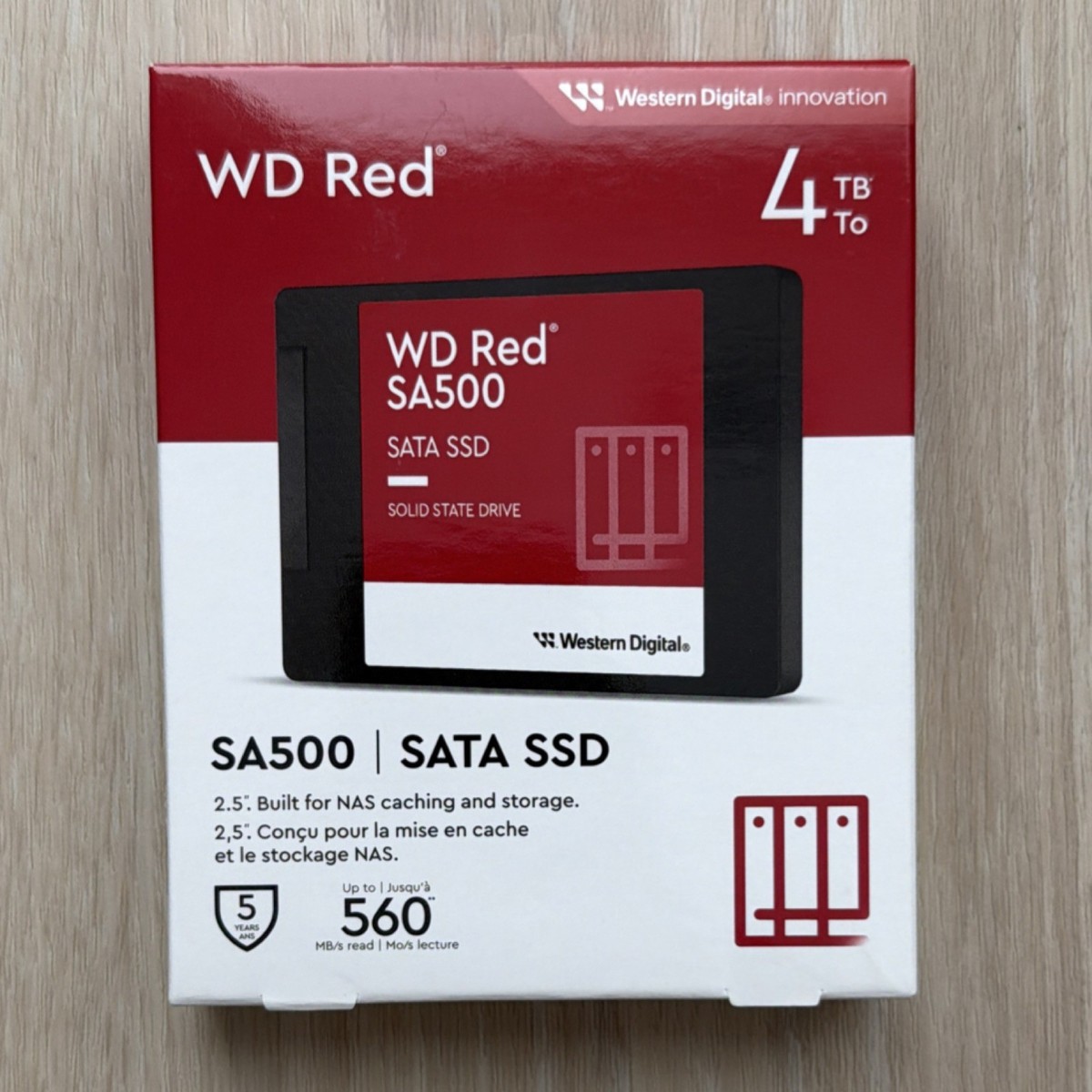 Western Digital WD Red SA500 4TB SATA 2.5