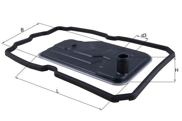 Mahle HX 124D Hydraulikfilter, Automatikgetriebe FüR Maybach MERCEDES-BENZ Puch-image