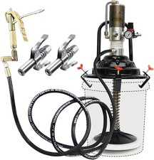 60:1 Portable Air-Operated Grease Pump for 5 Gallon Bucket, Grease Gun Coupler 2
