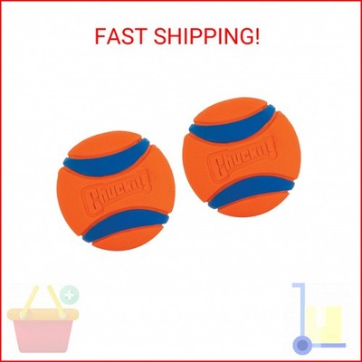 Chuckit! Ultra Ball Dog Toy, Balls for Dogs to Fetch, Durable Rubber, Small 2-in