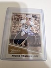 Archie Manning Autograph Card