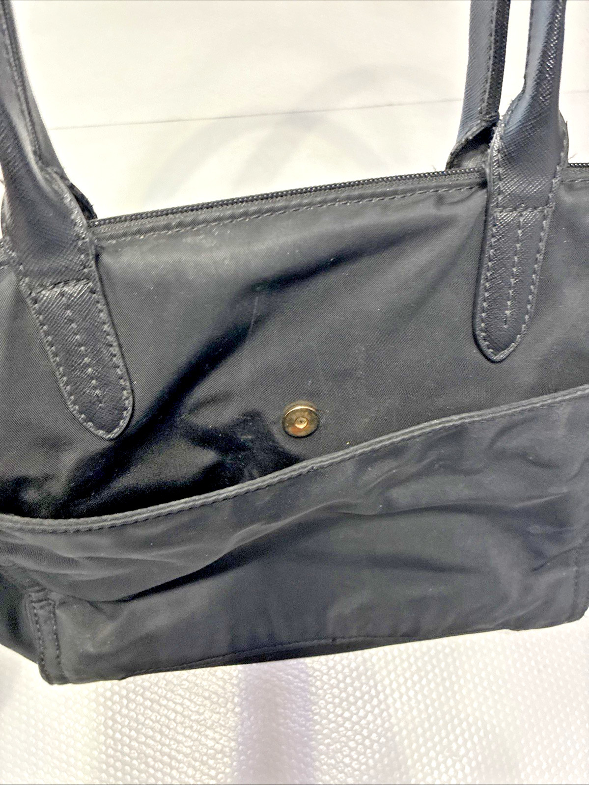 Michael Kors KELSEY BLACK Large Nylon Tote Bag With Luggage Trolley Sleeve thumbnail 4