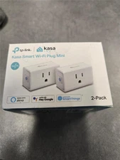 = Kasa Tp-Link Wi-fi Plug Mini 2 Pack Works With Alexa Hey Google NEW