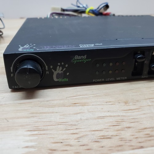 Vintage Jensen EQA7p 7 Band Graphic Equalizer With Harness - Rare Car Audio Eq - Picture 2 of 9