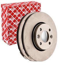 2X FEBI BREMSSCHEIBEN Ø260mm VORNE PASSEND FÜR DACIA LOGAN NISSAN MICRA NOTE