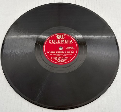 Rosemary Clooney - I've Grown Accustomed To Your Face 78 RPM Columbia 40676 - Bild 3 von 4