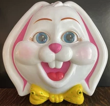 WORKS!! Vintage Great American Fun Corp Moving Eyes & Talking Bunny Easter Decor