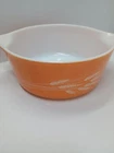 Pyrex Autumn Harvest Wheat Vintage 472-B Casserole Dish 750ml No Lid