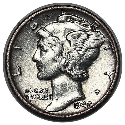 1942/1 Mercury Dime Collector Favorite Over-Date Mint Error Choice AU++