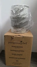 NIB Pampered Chef Ceramic Egg Cooker #1529 