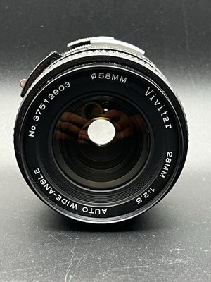 Vivitar Auto Wide-Angle 28mm f/2.5 Manual Lens Canon FD 58mm No.37512903