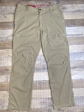 Wrangler Pants Mens 38x30 ATG Outdoor Stretch Cargo Performance Hiking Beige