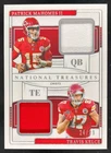 2024 National Treasures Patrick Mahomes Travis Kelce Combo Materials Patch /99