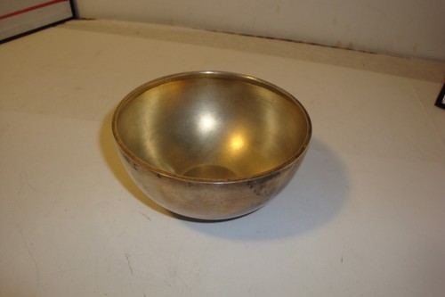 Vintage silver mono award .813H silver bowl 104 gram 4 inch diameter.813% silver