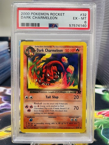 Dark Charmeleon (Unlimited) graded PSA 6 for sale on eBay
