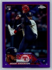Grant Anderson 2023 Topps Chrome Update Rookie Purple /250 #USC161