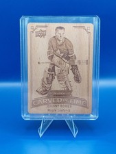 Toronto Maple Leafs Johnny Bower Carved In TIme, Cowan XRC, Matt Knies, See Desc