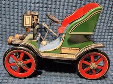 Vintage Modern Toys Trade Japan Lever Action Tin Old Car