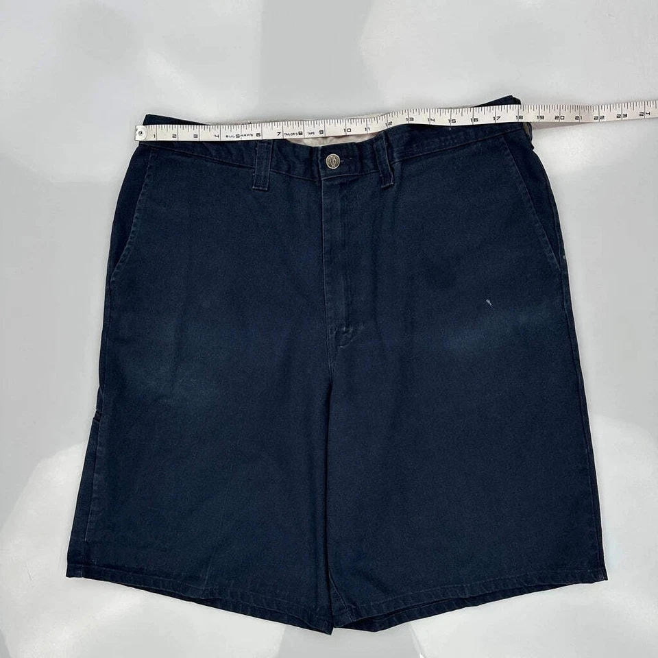 Dickies Shorts - 36W 10L Navy Polyester Blend - Image 3 of 4