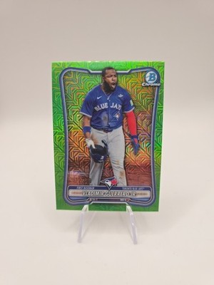 2026 Bowman Vladimir Guerrero Jr. Chrome Neon Green Mojo Refractor 272/399 #61