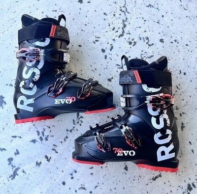  ROSSIGNOL EVO 70 Men s Ski Boots Black Red Size 27.5 / Mondo 318 mm